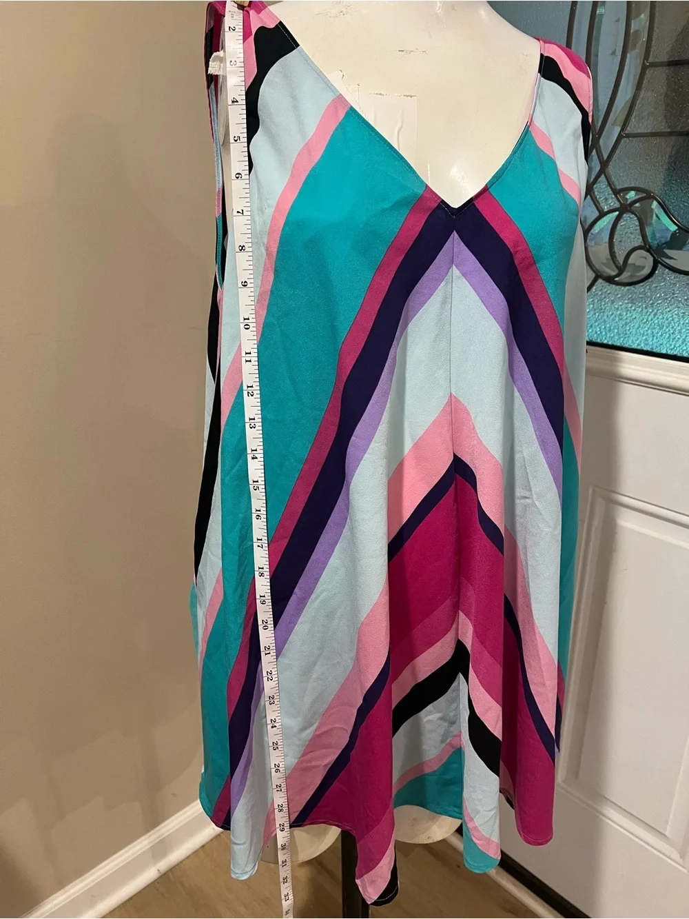 Lane Bryant two piece set Teal, Purple and Pink Colorblock tank with jacket